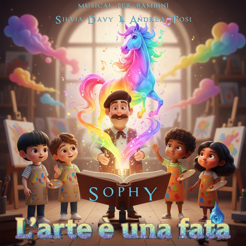 L'arte è una fata, musical per bambini di Silvia Davy e Andrea Tosi, voce di Sophy